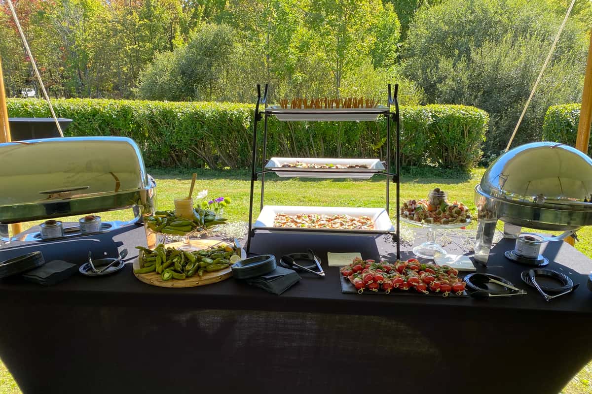 catering setup