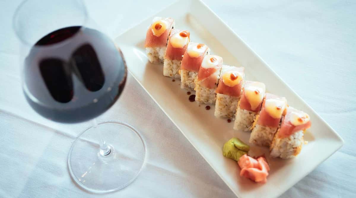 Sushi and Wine