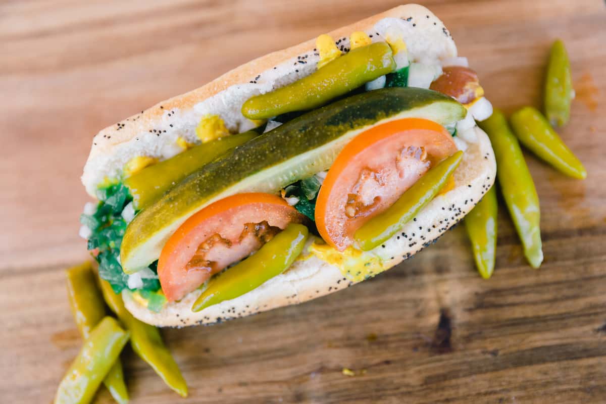 Chicago hot dog