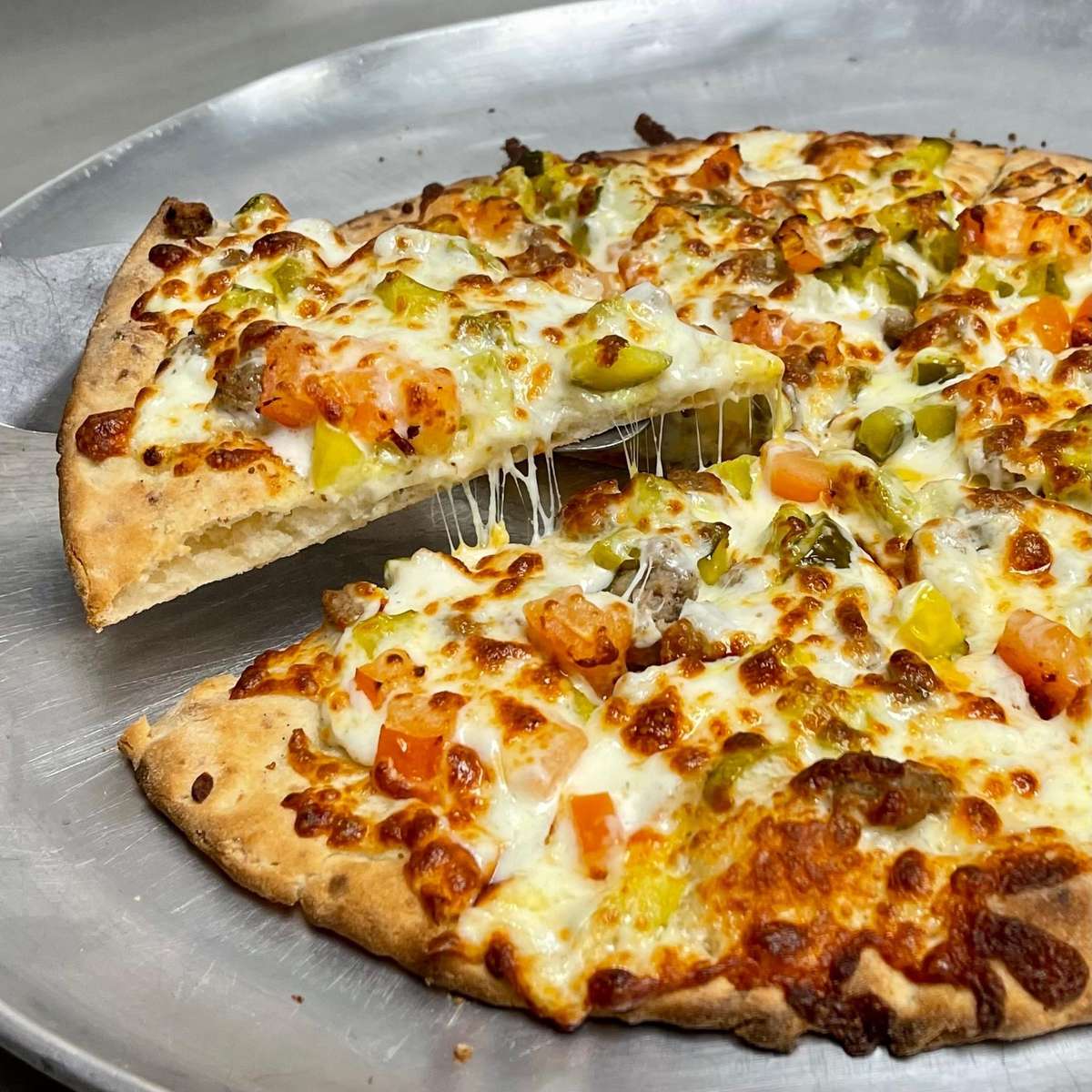 Gluten Free Cheeseburger Pizza