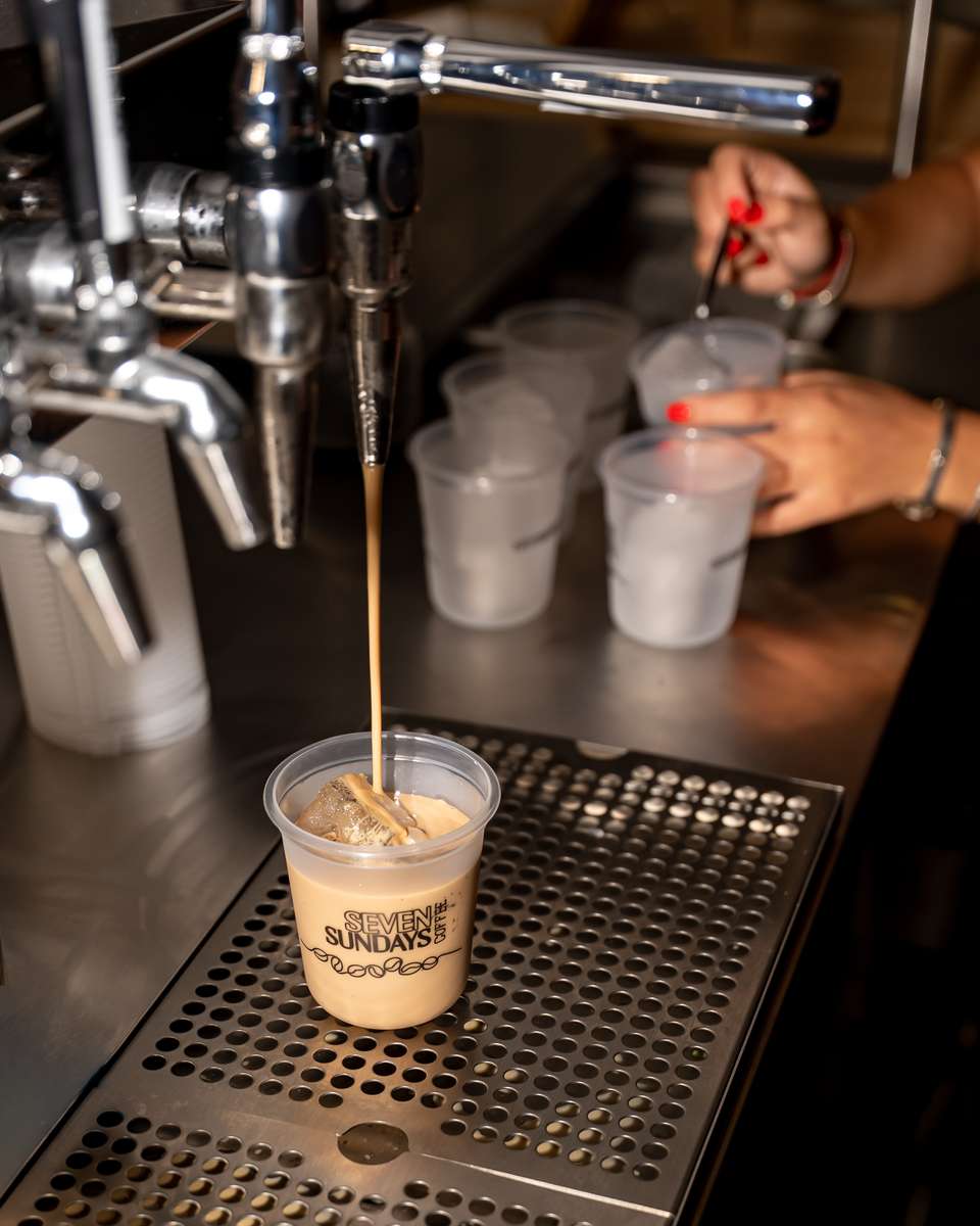 DRAFT LATTE ON TAP