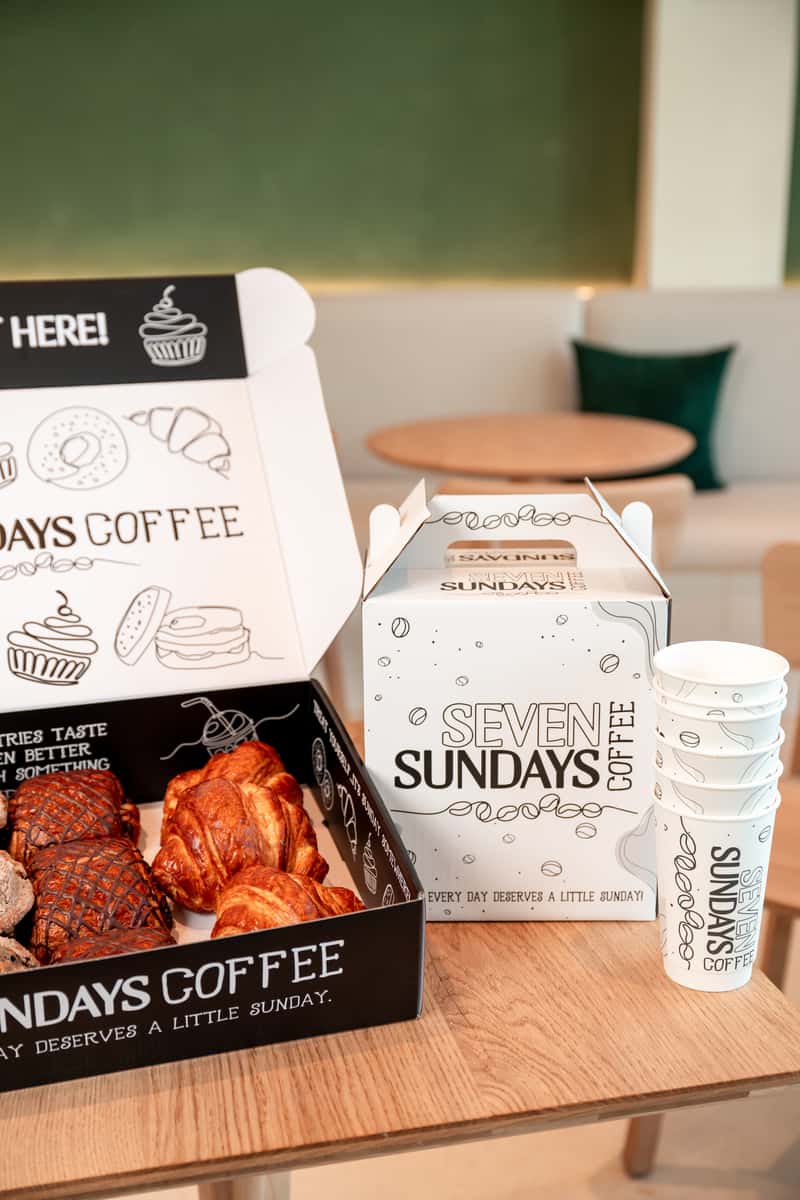 coffee pastry box duo