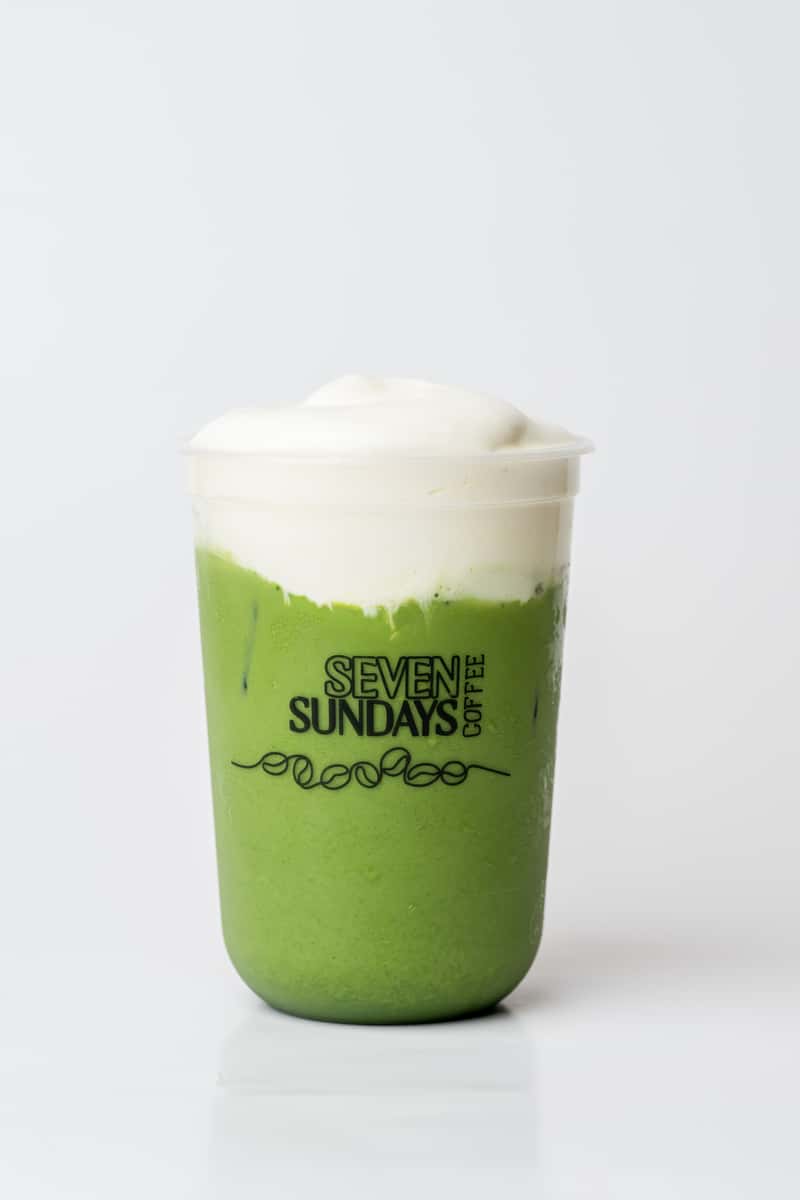 Matcha latte | Seven Sundays Coffee