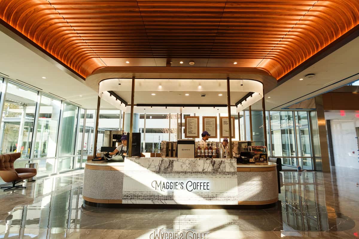 Front of Maggie's Coffee