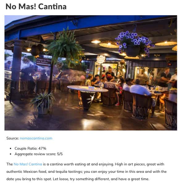 No Mas! - One of the Best Dating Spots in Atlanta