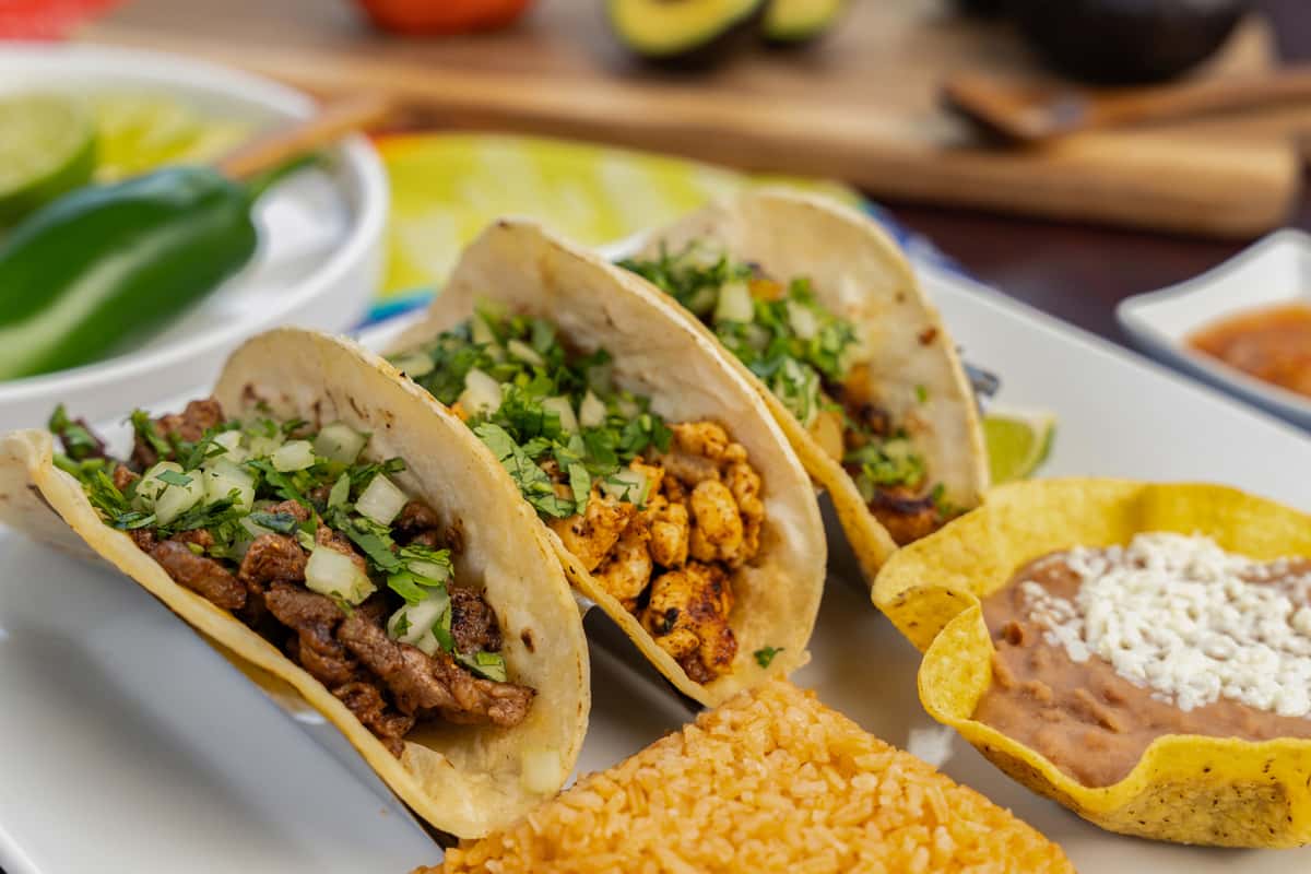 Three Tacos