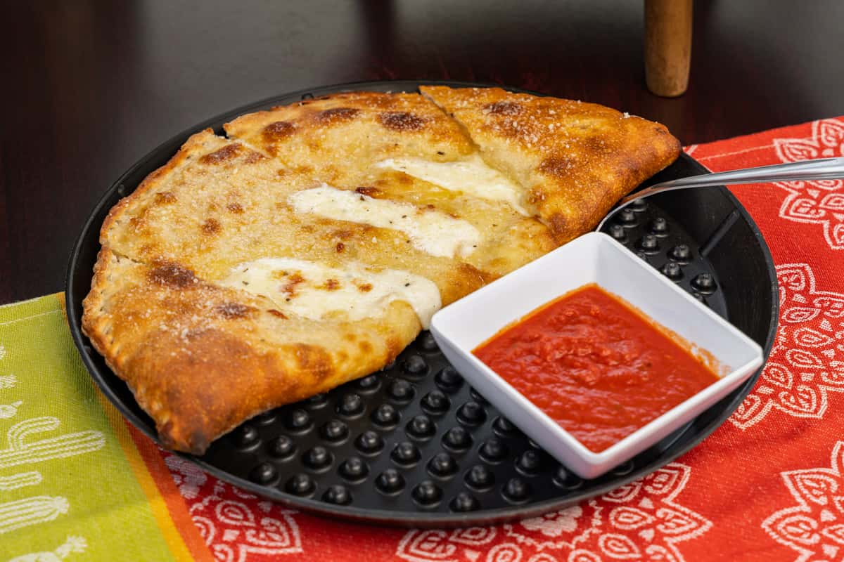 Three Cheese Calzone Pizza