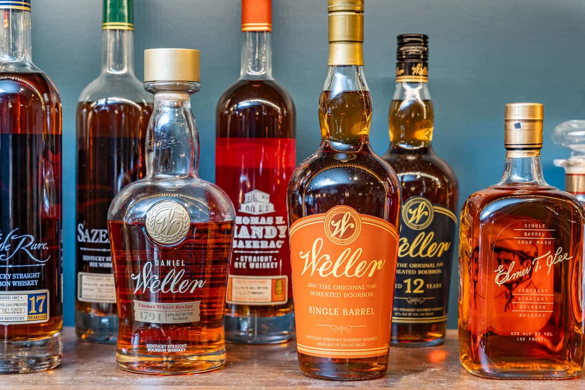High End spirits and fully stocked bar