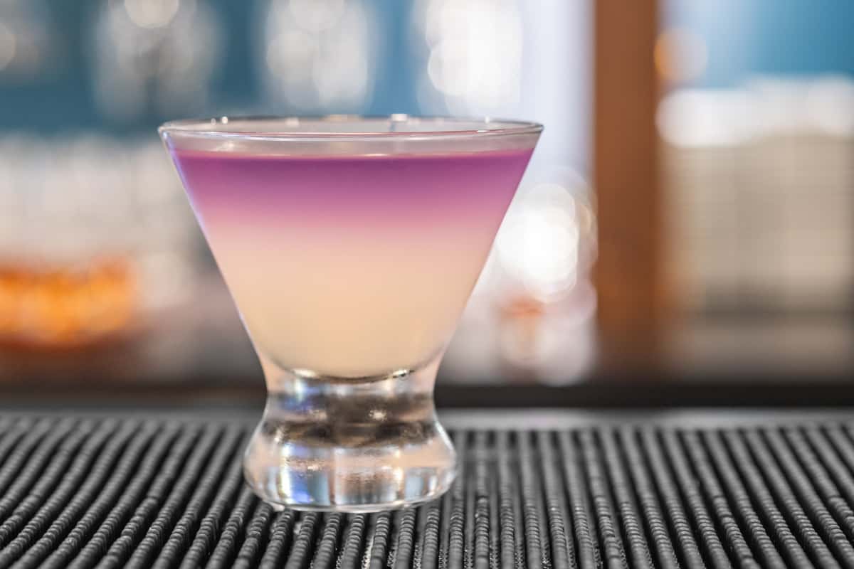 Purple and Pink Cocktail