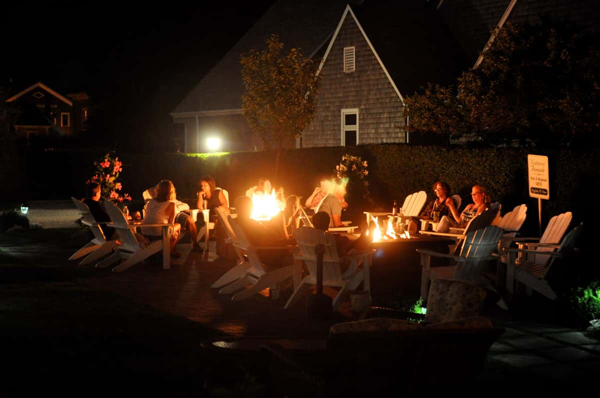 people around firepits