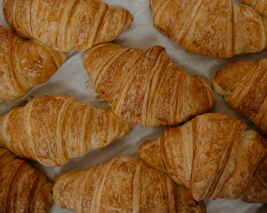 Tray of Butter Croissants
