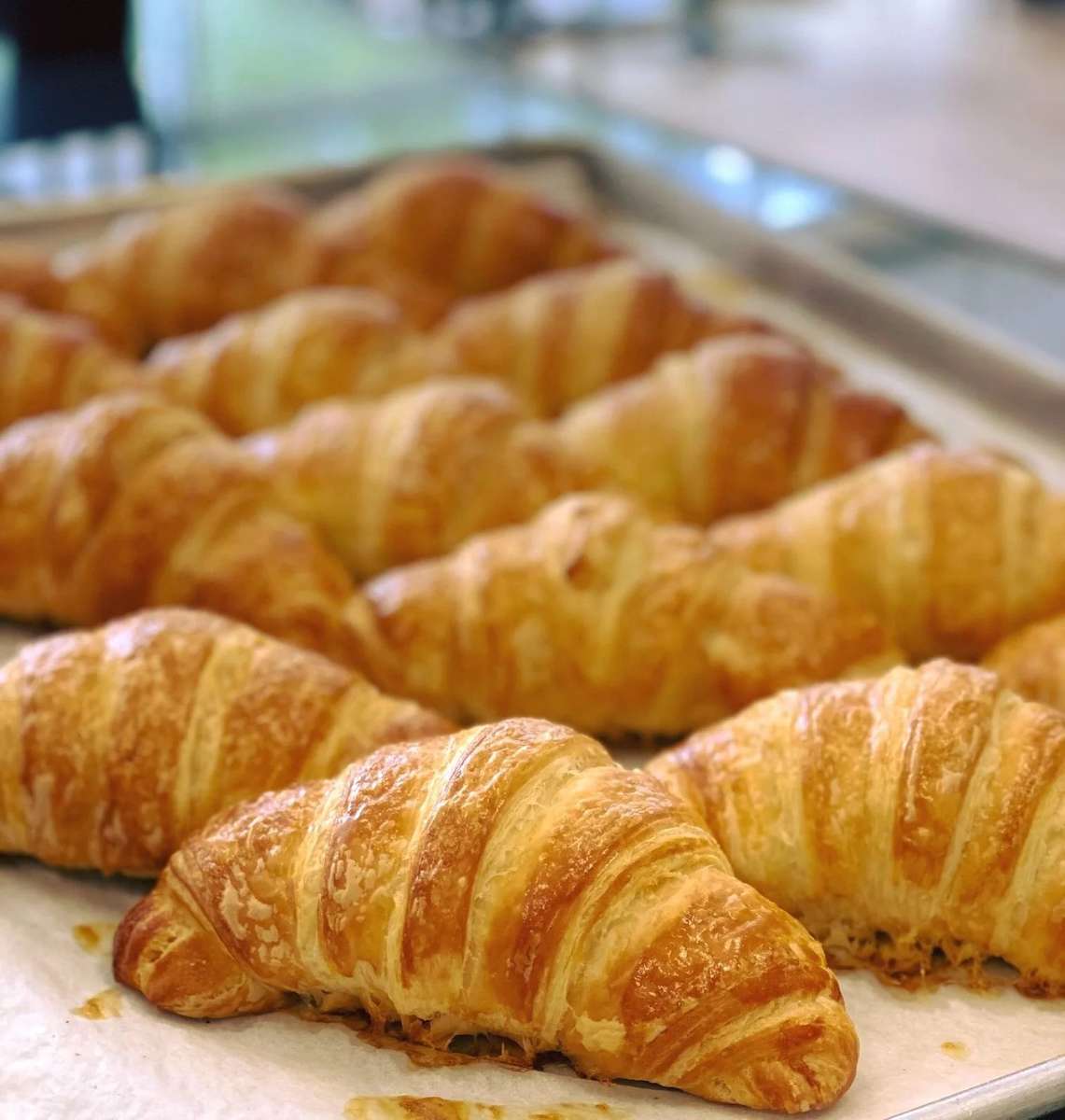Tray of Butter Croissants