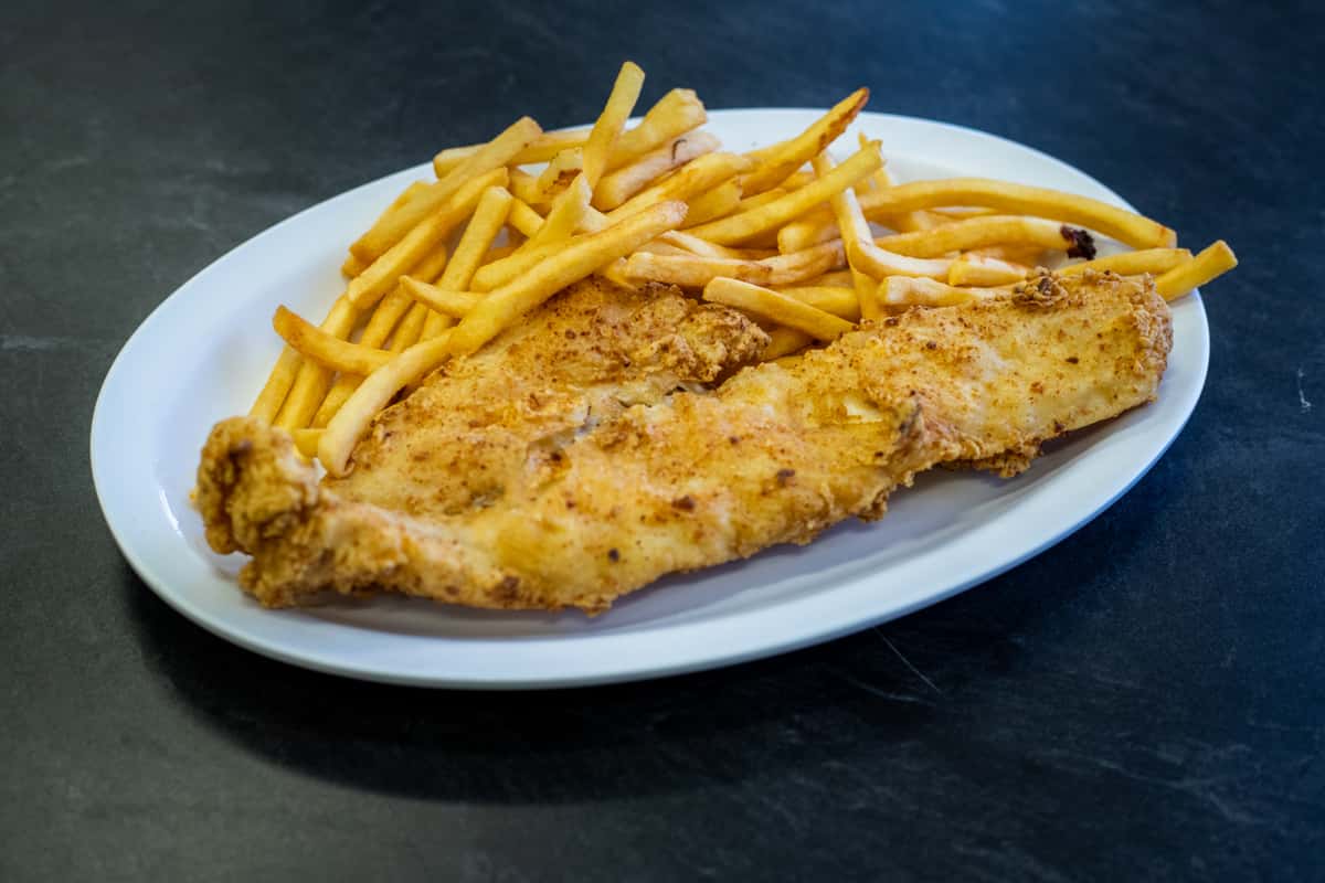 fried haddock