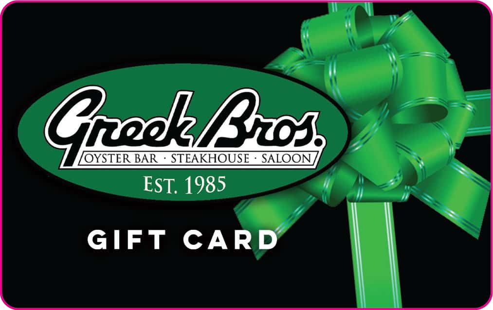 Greek Bros. Gift Card