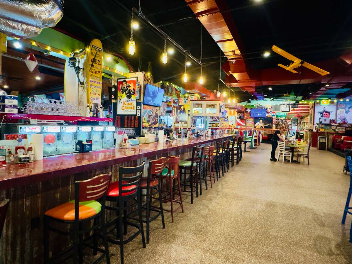 interior of the bar area in Port Atrhur, TX