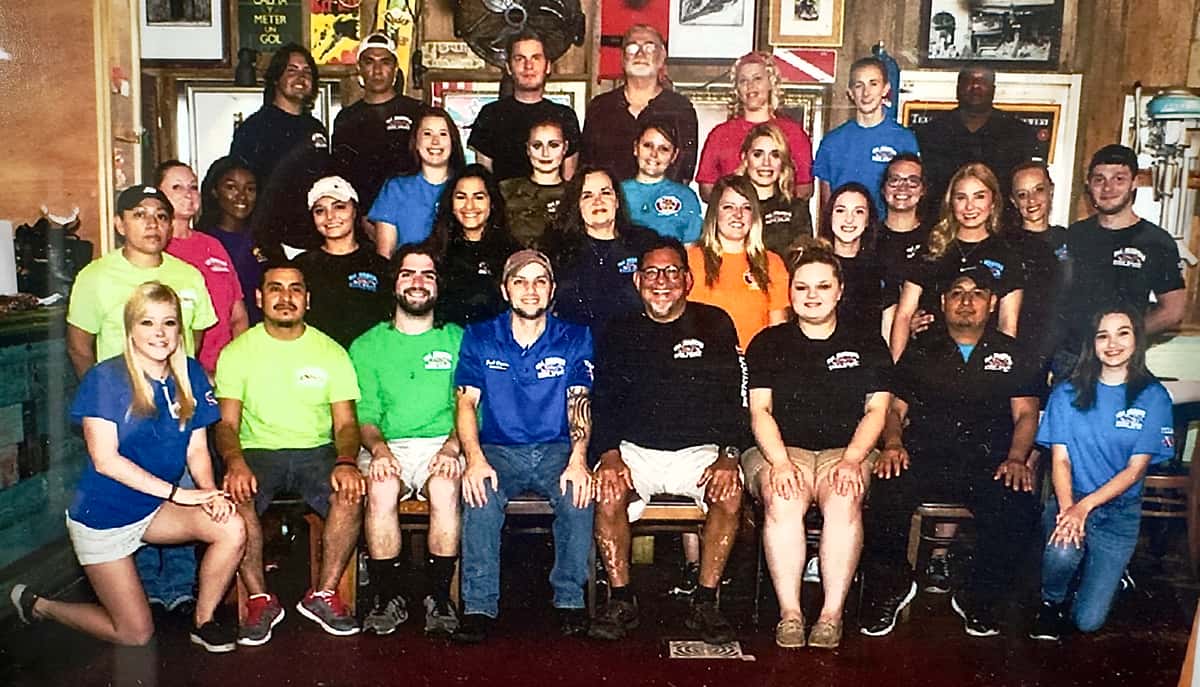 First Tia Juanita's staff, Beaumont, TX 2014