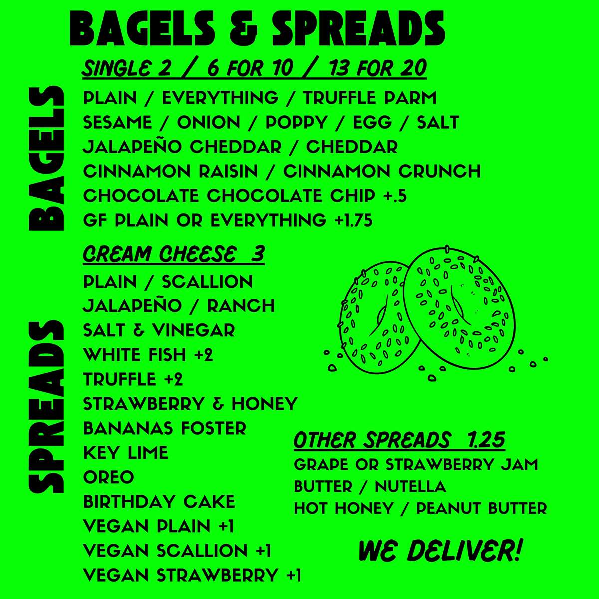 Bagels and Spreads