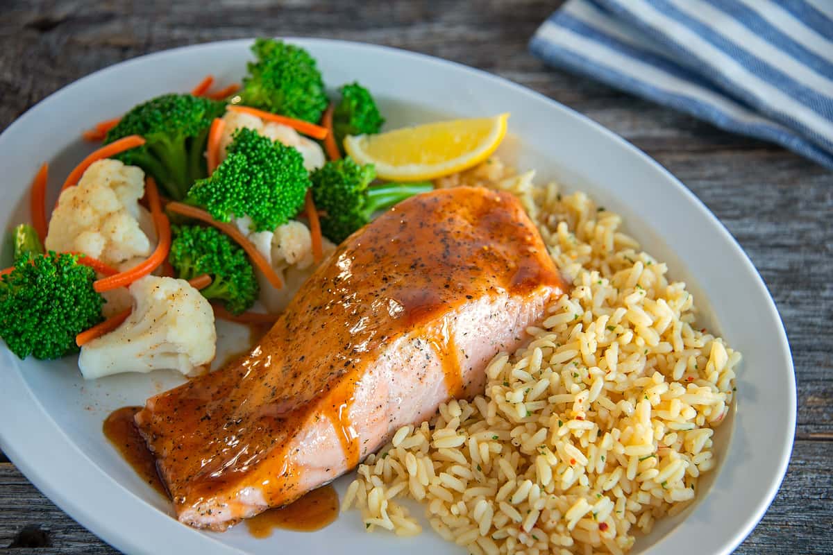 Salmon Plate Shoney's