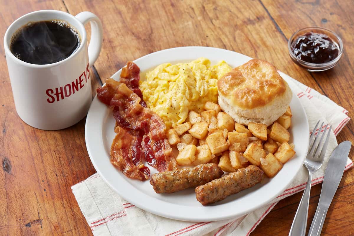 breakfast fresh food bar shoney's