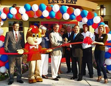 Executive Team at Shoney's Ribbon Cutting Ceremony