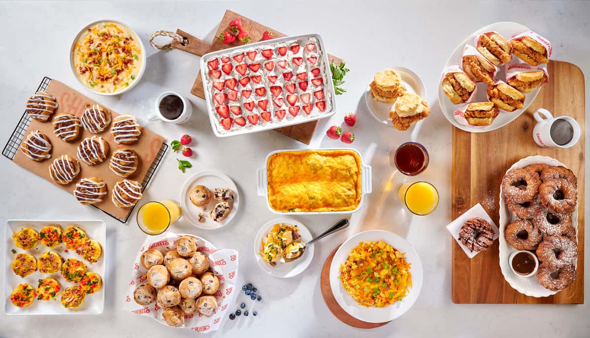 Variety of Shoney Menu Items for catering