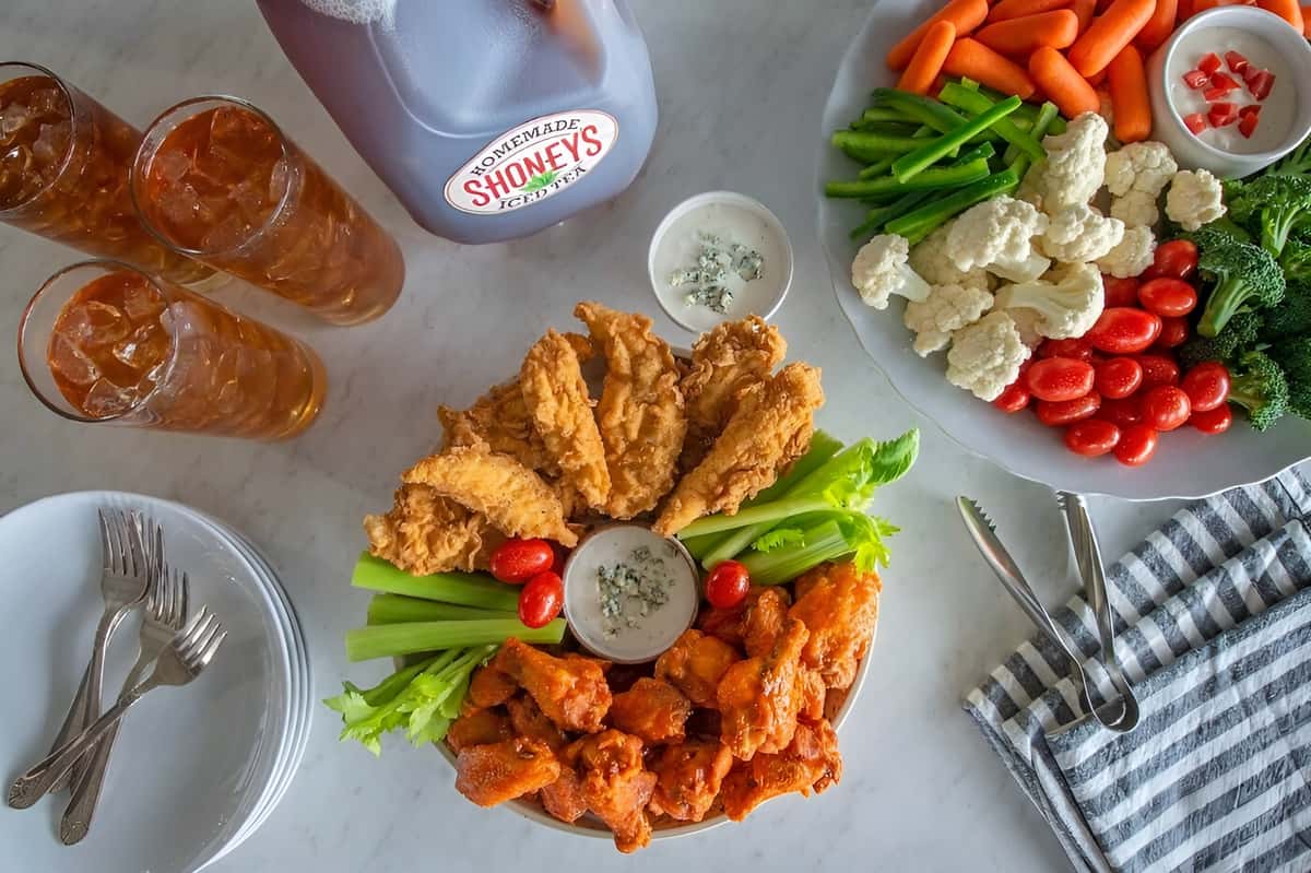 Catering trays from Shoney's