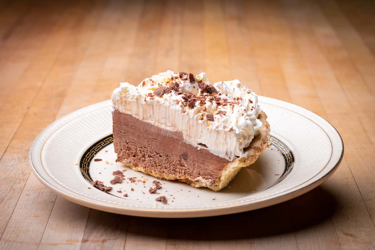 Chocolate silk pie
