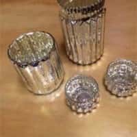 Mercury Glass Vases/Votives