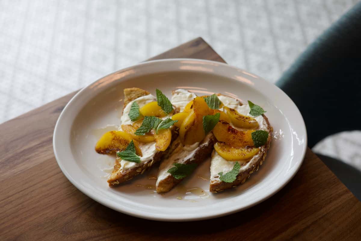 Peaches & Cream Toast