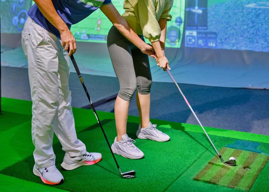 Take golf lessons with our X-GOLF pro in Alpharetta to improve your swing, lower your scores, and play more consistent golf.