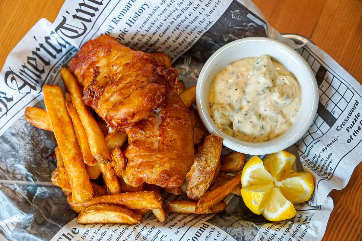 Fish and Chips, Early Bird meals at Silverdale Restaurant Maynards