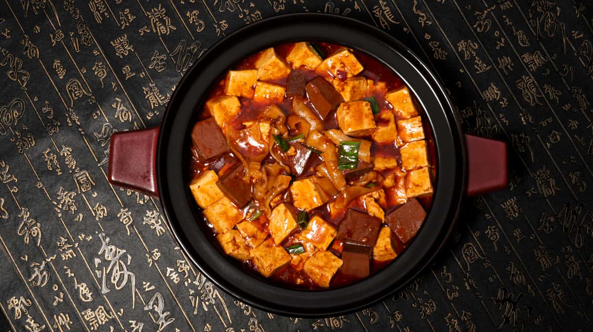 Mafo tofu dish