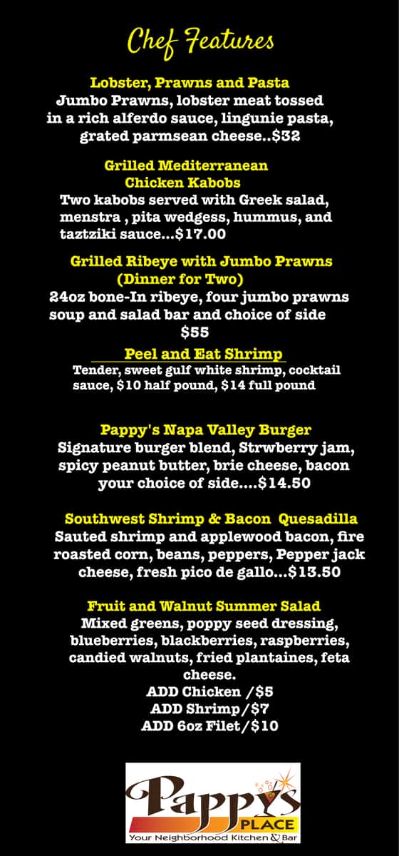 Chef's Features