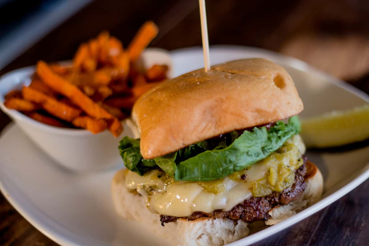 Green Chile Burger
