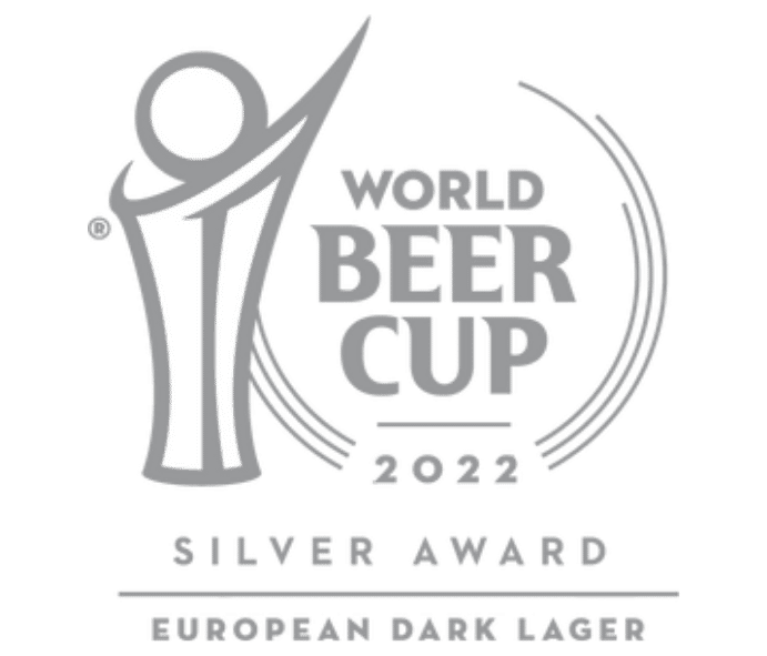 World Beer Cup silver award for our European Dark Lager in 2022