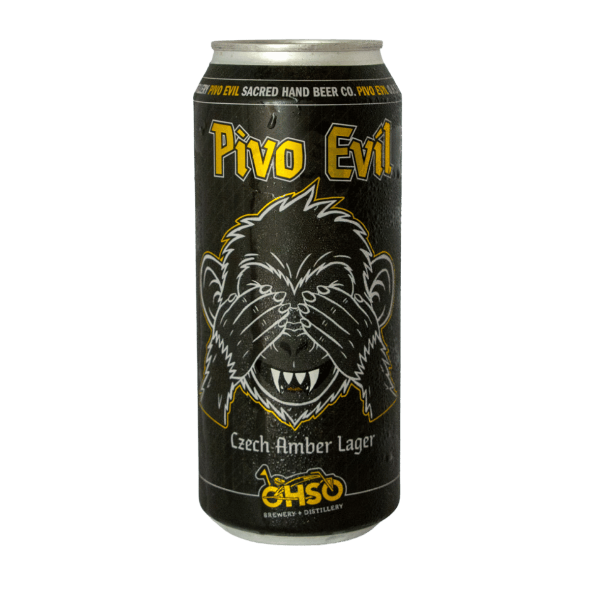 Pivo Evil Czech amber lager can
