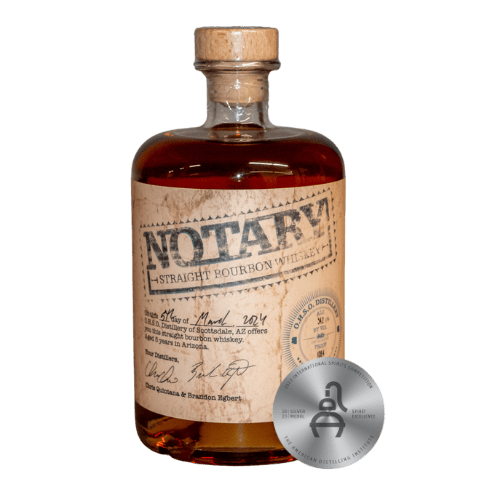NOTARY BOURBON BOTTLE