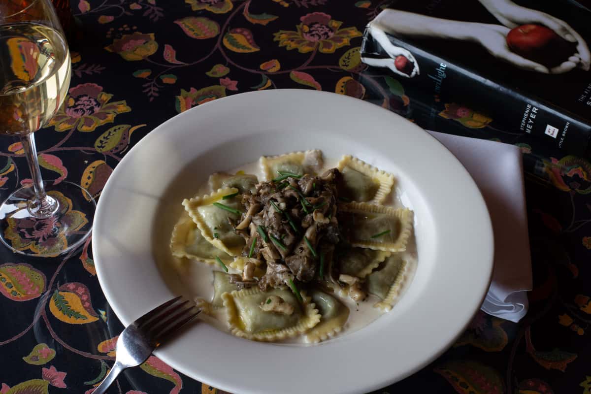 bellas mushroom ravioli