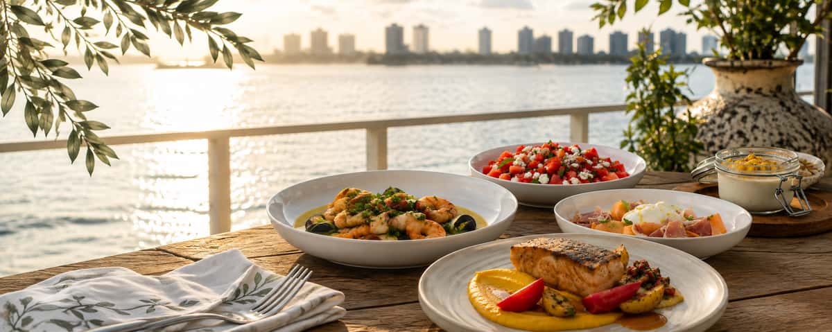 Miami Spice - Spice your Summer - 3 Course Waterfront Dining menu