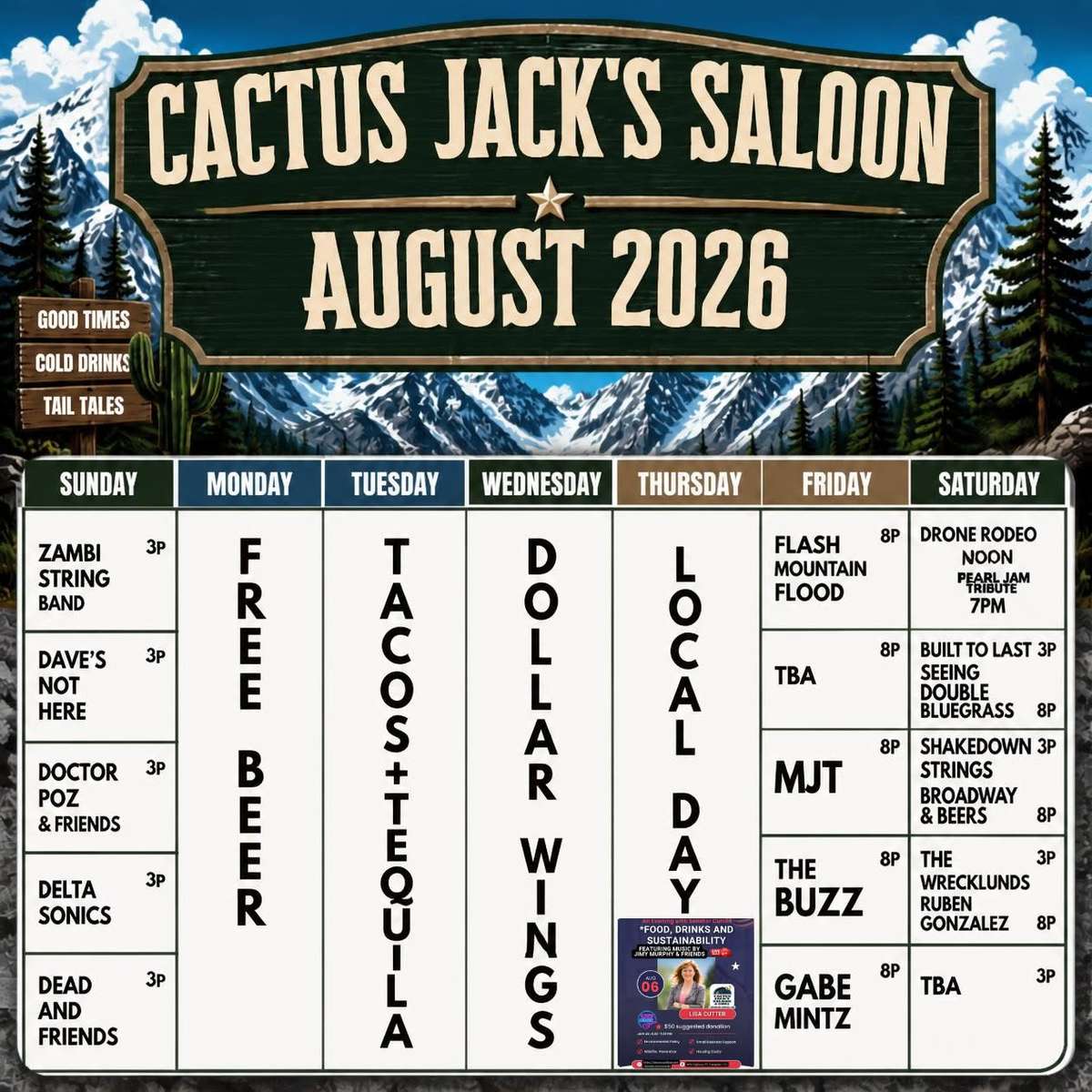 August calendar