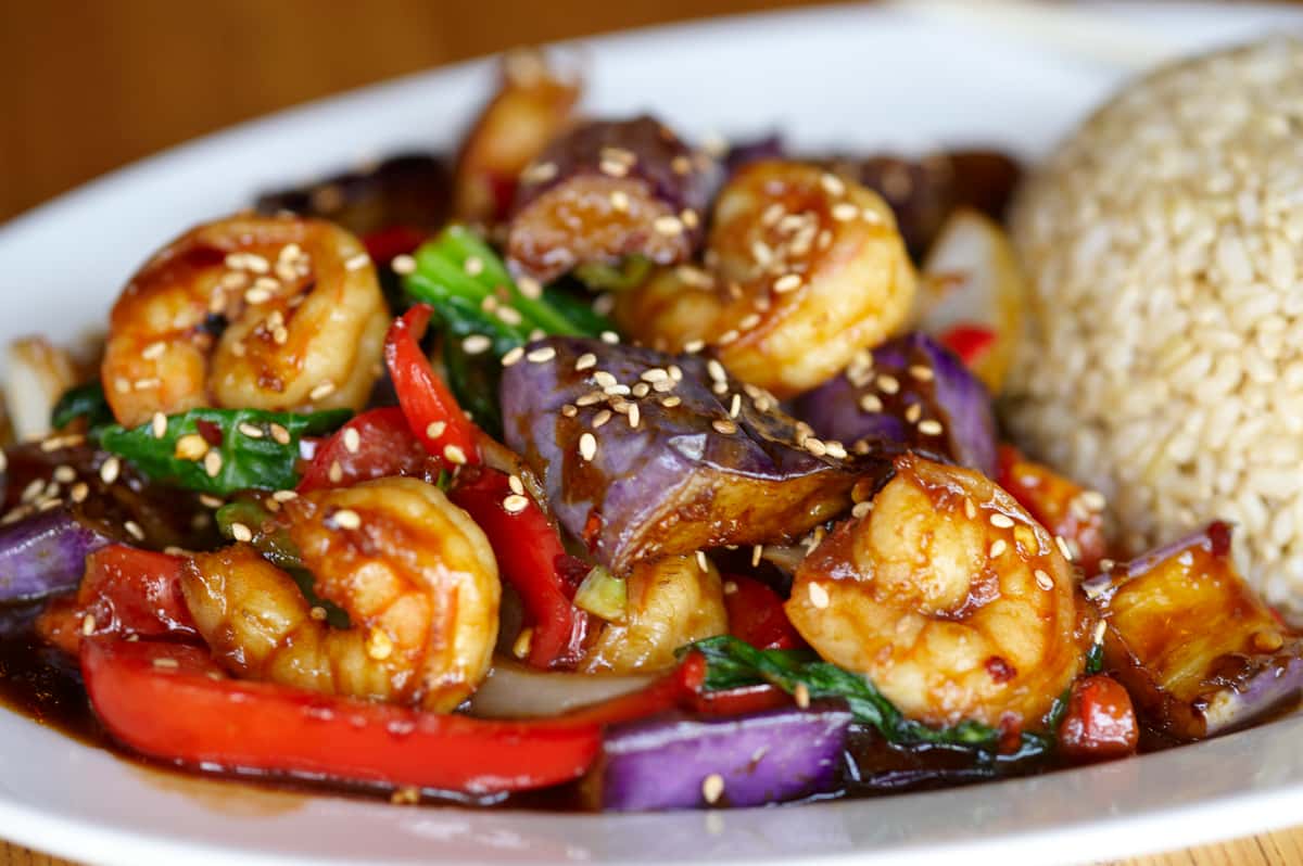 Garlic Eggplant stirfry