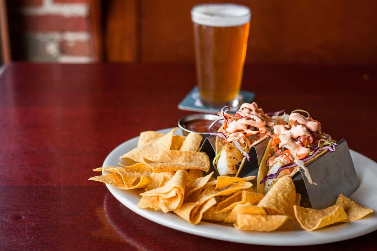 Beer Black Rock Bar And Grill Menu Rock Fish Tacos Blue Star Cafe