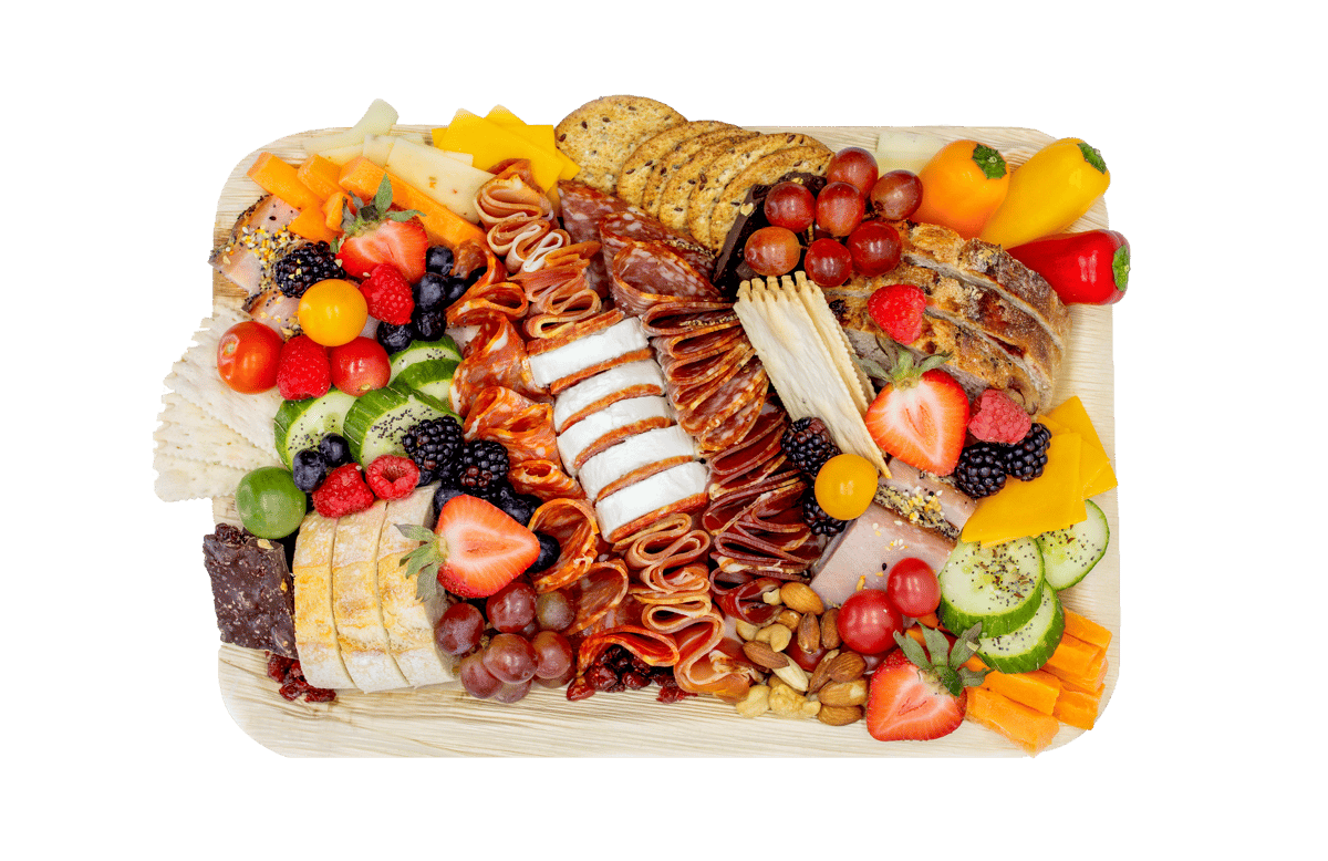 Football charcuterie snacking board