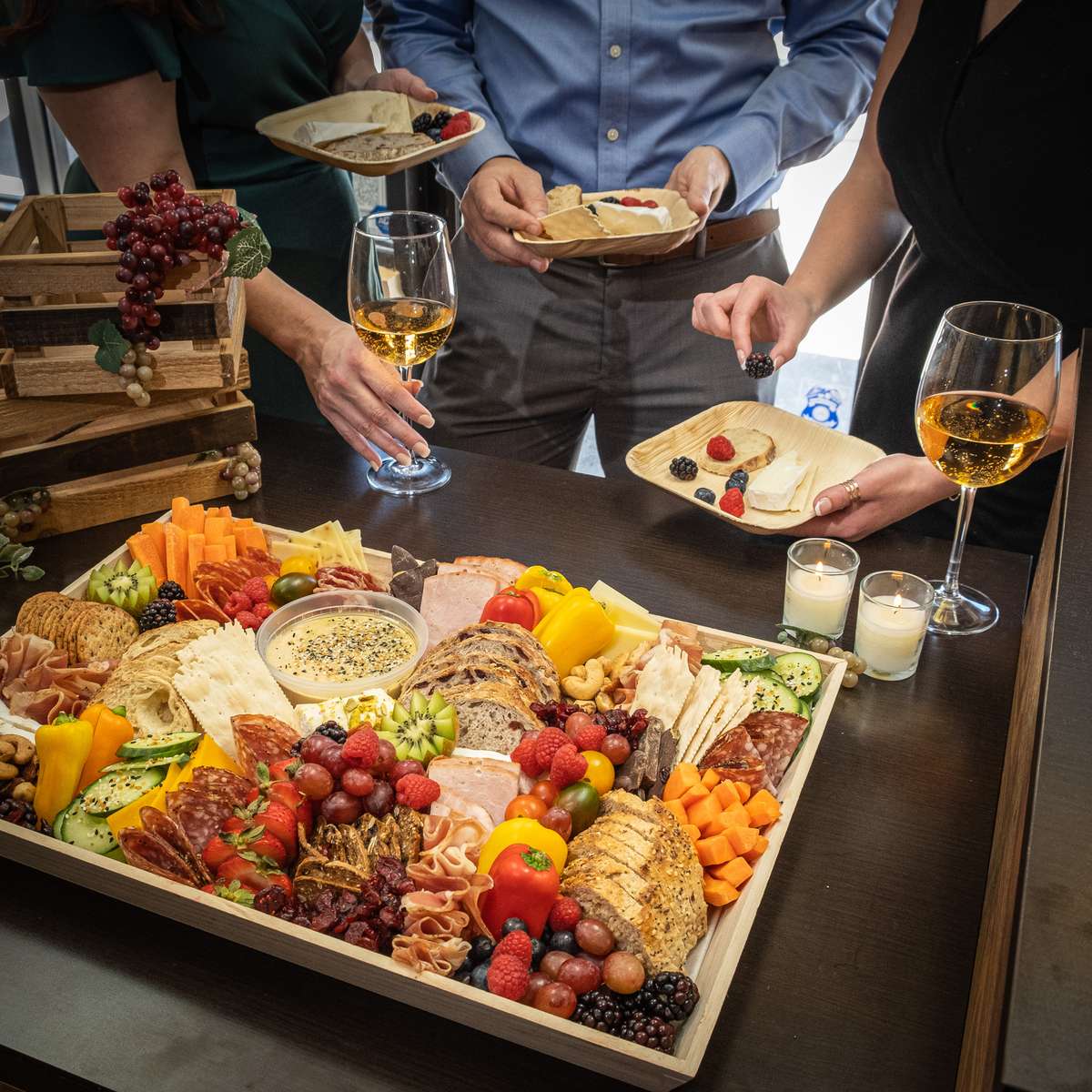 Event Here are some tips for organizing charcuterie catering for your next event: