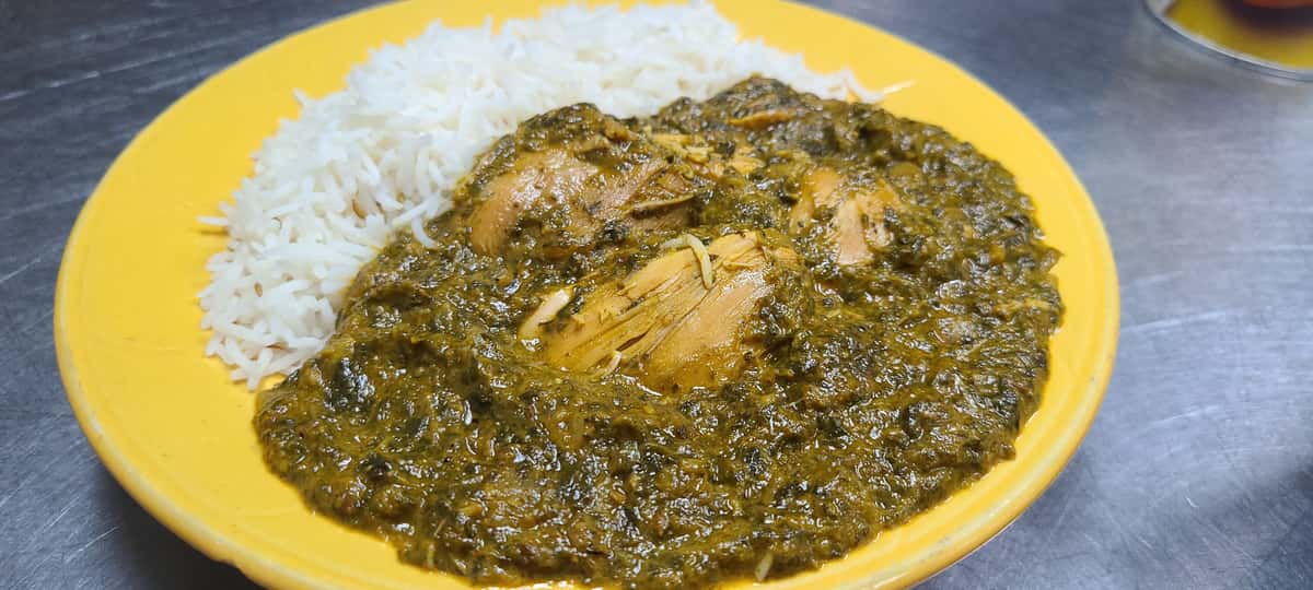 palak chicken