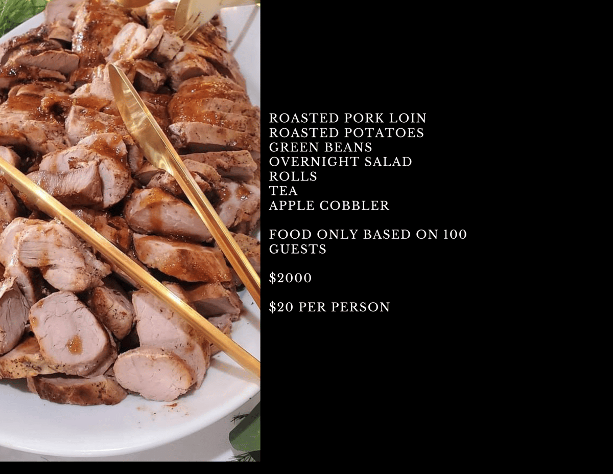Sliced pork with sauce