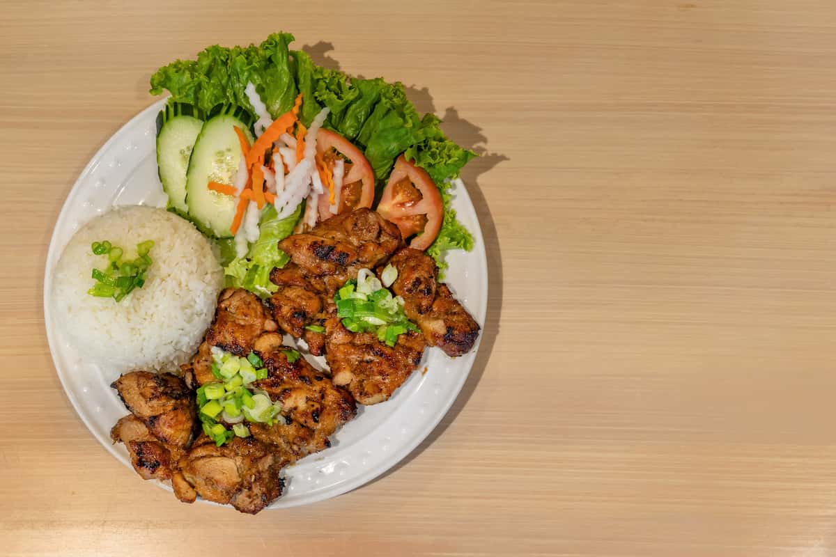 Grilled Chicken Breast With Rice