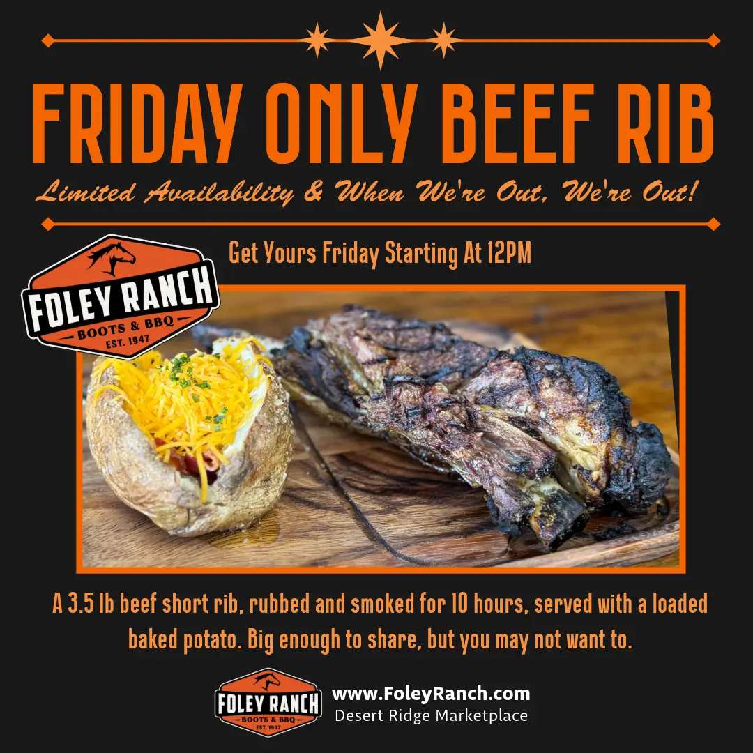 Foley Ranch Desert Ridge Weekly Events - Foley Ranch