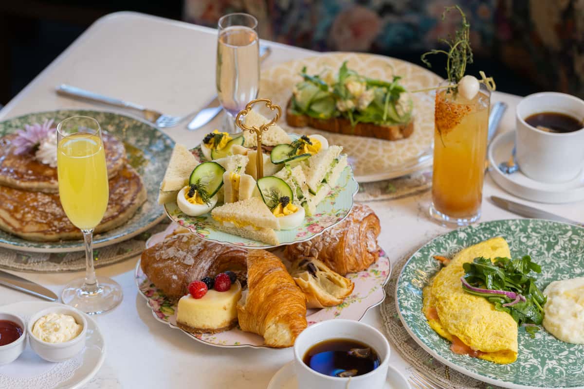 high tea tower
