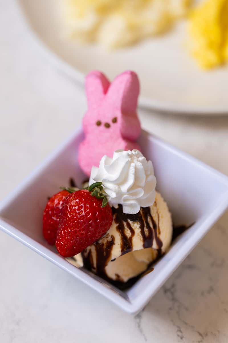 kids easter sundae